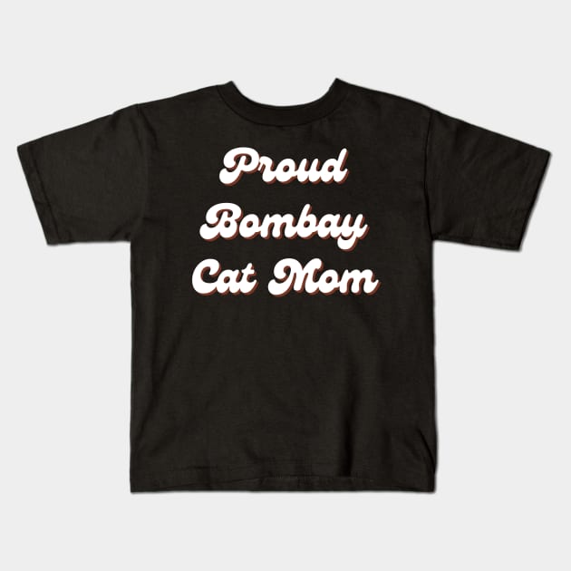 Bombay Cat Kids T-Shirt by CityTeeDesigns